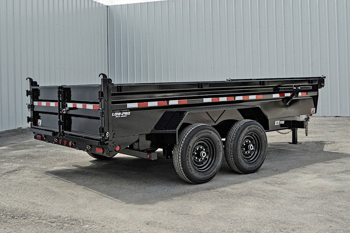 PJ Trailers 14'x83" Low Pro Dump Trailer w/ 2' Sides (DL) - Image 24