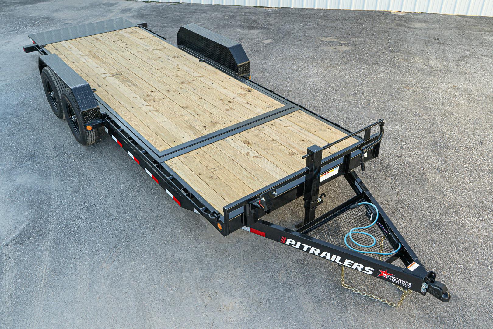 PJ Trailers 20'x82" 6" Channel Equipment Gravity Tilt Trailer (T6) - Image 7