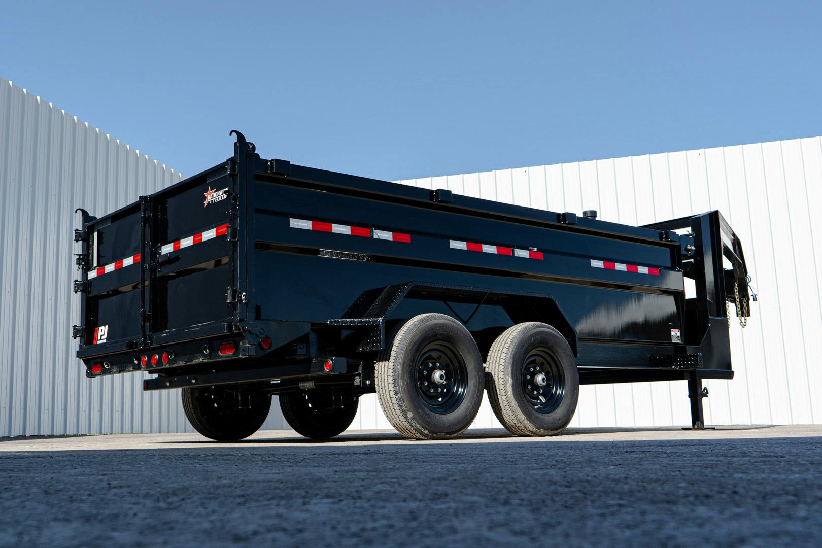 PJ Trailers 14'x83" GN Telescopic Dump Trailer w/ 3' Sides (DT) - Image 26