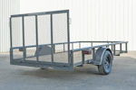 Texas Bragg 12'x77" Utility Trailer w/ 4' Gate (U2) Stock #86664 - Thumbnail 3