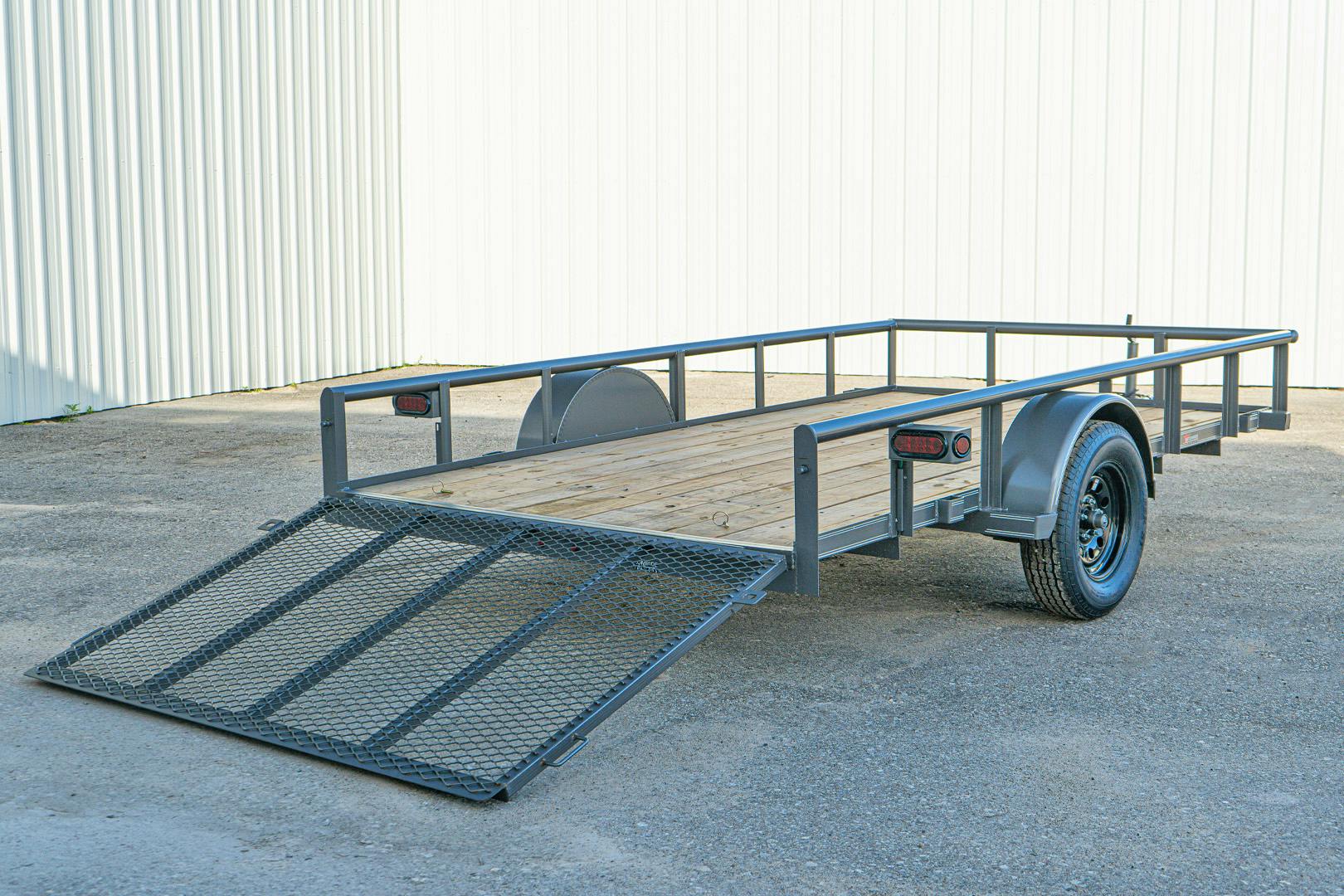 Texas Bragg 12'x77" Utility Trailer w/ 4' Gate (U2)