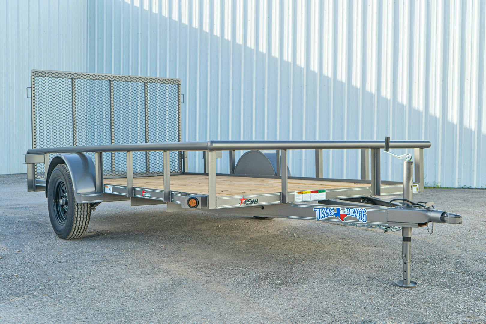 Texas Bragg 12'x77" Utility Trailer w/ 4' Gate (U2)