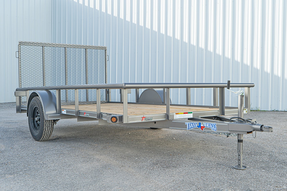 Texas Bragg 12'x77" Utility Trailer w/ 4' Gate (U2) - Image 2
