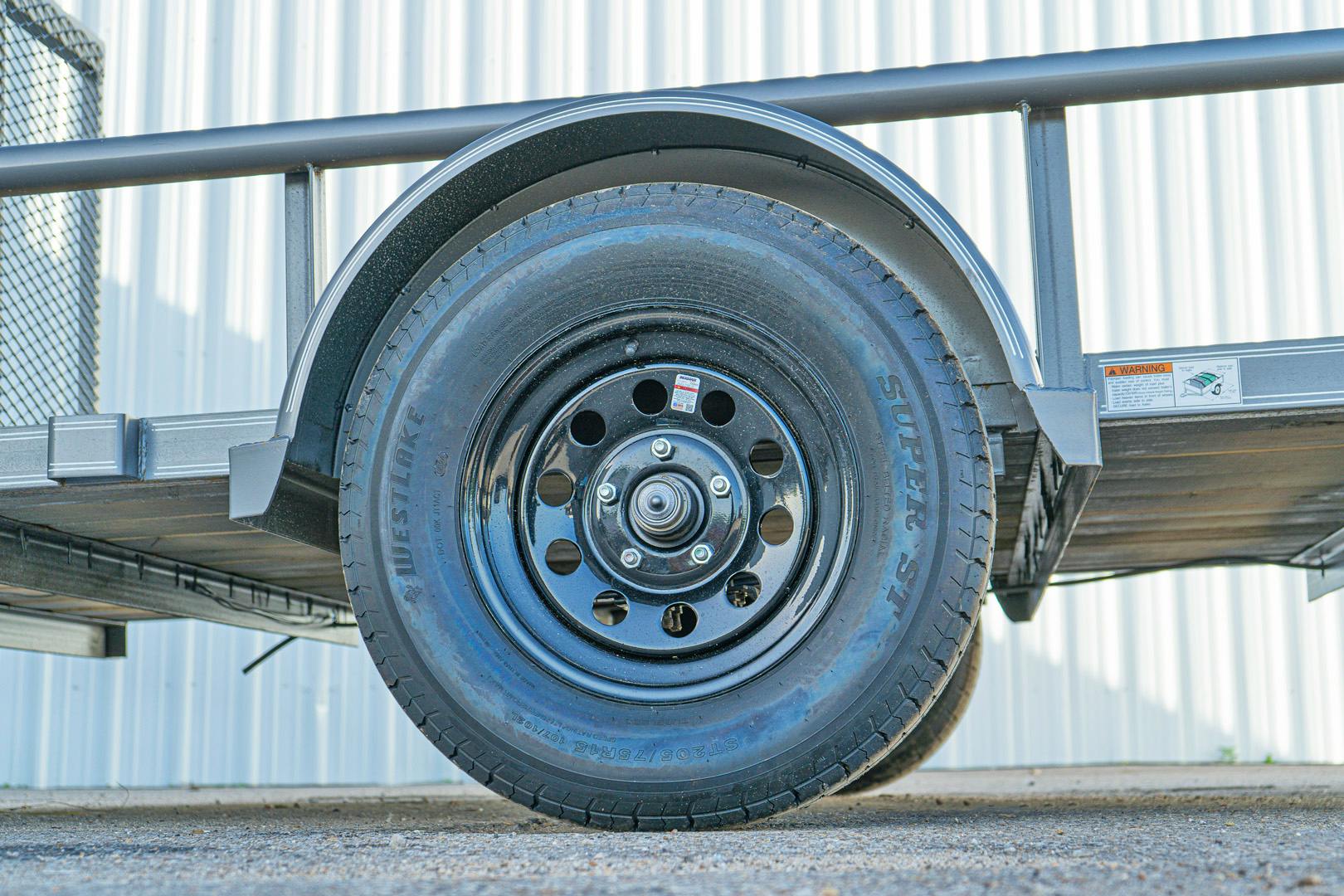 Texas Bragg 12'x77" Utility Trailer w/ 4' Gate (U2) - Image 7