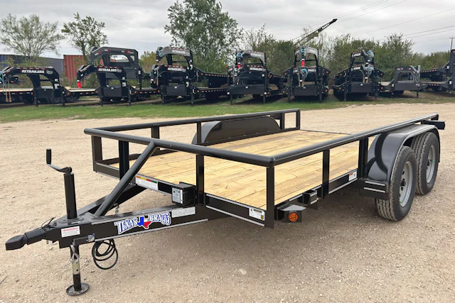 Texas Bragg 12'x83" Utility Trailer w/ Slide-In Ramps (U2)