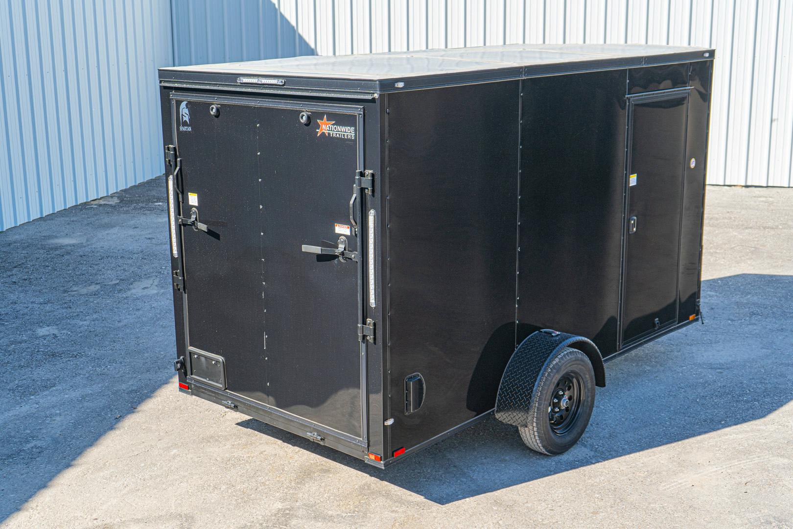 Spartan 6'x12' Enclosed Cargo Trailer w/ Rear Ramp Door (C1) - Image 12