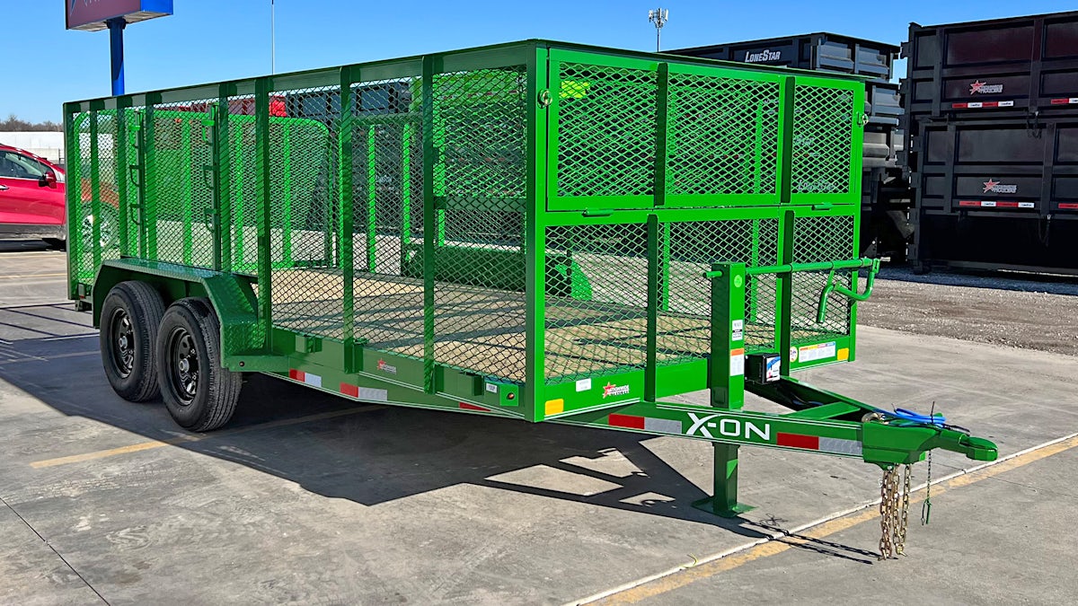 X-ON 16'x83" Landscape Trailer w/ 4' Sides & 4' Gate (L2) - Image 2