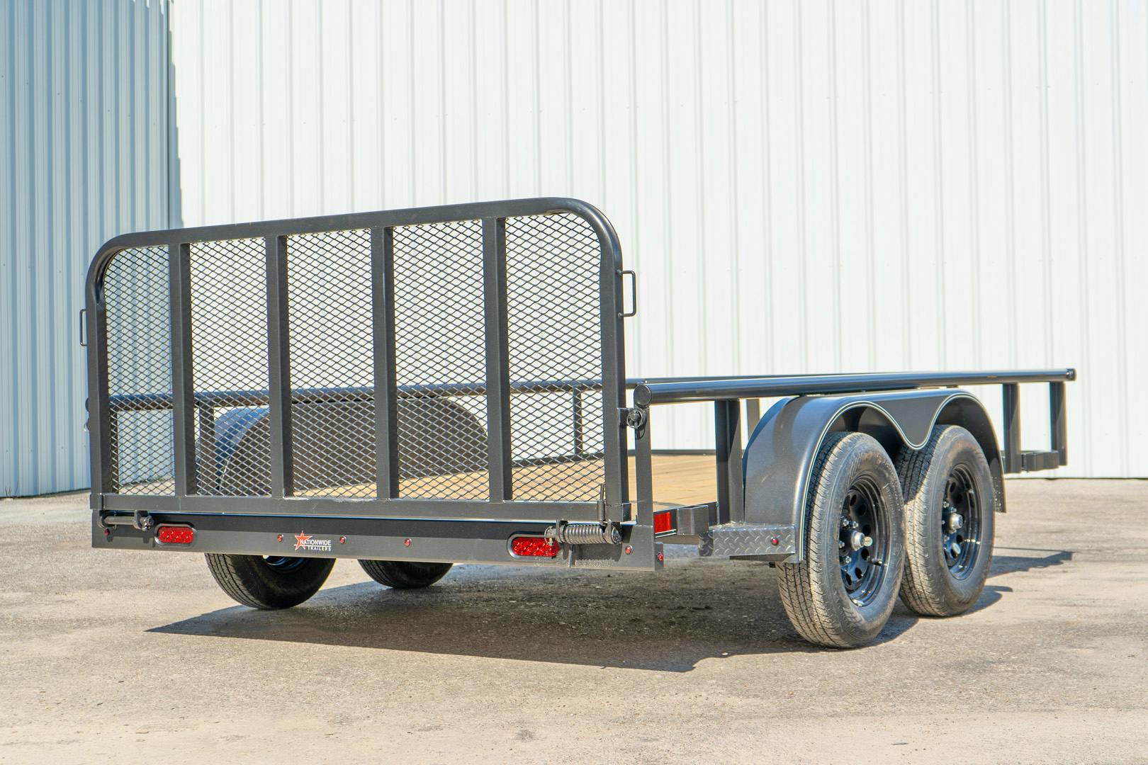 X-ON 12'x83" Utility Trailer w/ 3' Gate (U2)