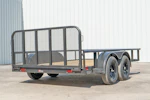 X-ON 12'x83" Utility Trailer w/ 3' Gate (U2) Stock #86680 - Thumbnail 4