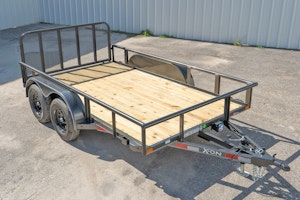 X-ON 12'x83" Utility Trailer w/ 3' Gate (U2)