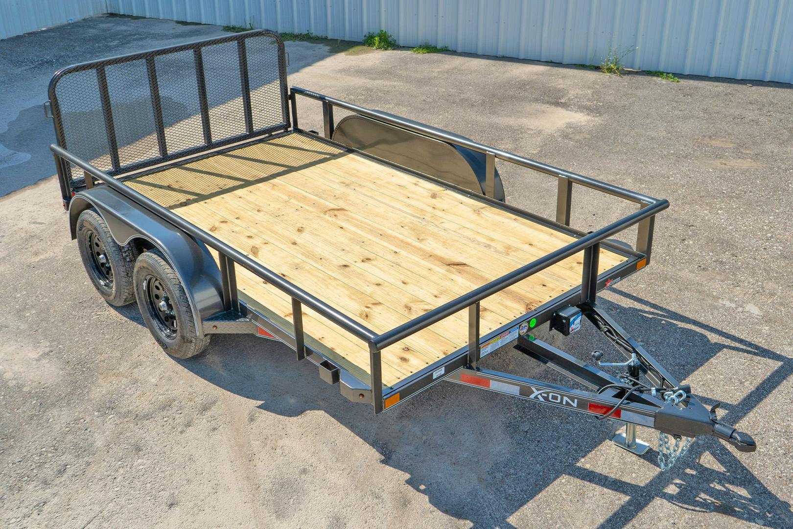 X-ON 12'x83" Utility Trailer w/ 3' Gate (U2)