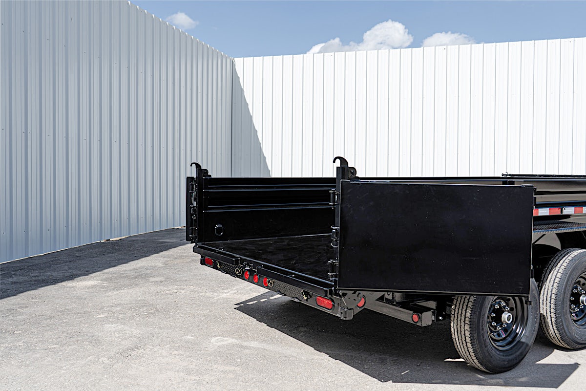 PJ Trailers 14'x83" Telescopic Dump Trailer w/ 2' Sides (DT) - Image 26