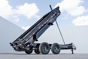 PJ Trailers 14'x83" Telescopic Dump Trailer w/ 2' Sides (DT)