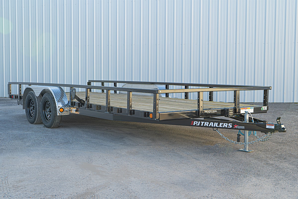 PJ Trailers 20'x83" Tandem Axle 4" Channel Utility Trailer (UL) - Image 2