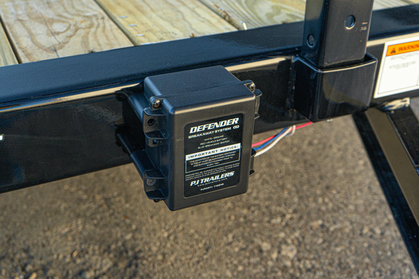 PJ Trailers 20'x83" Tandem Axle 4" Channel Utility Trailer (UL) - Image 6