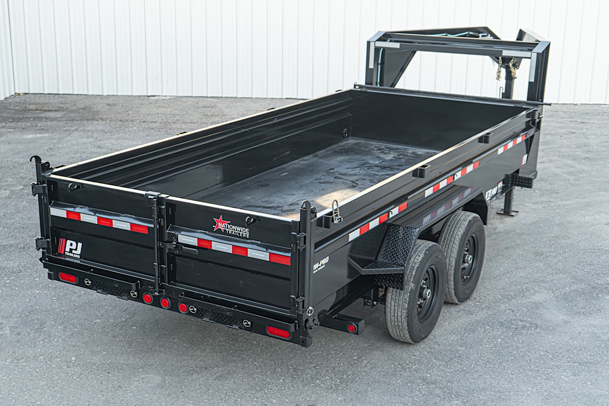 PJ Trailers 16'x83" Gooseneck Low Pro Dump Trailer w/ 2' Sides (DL) - Image 21