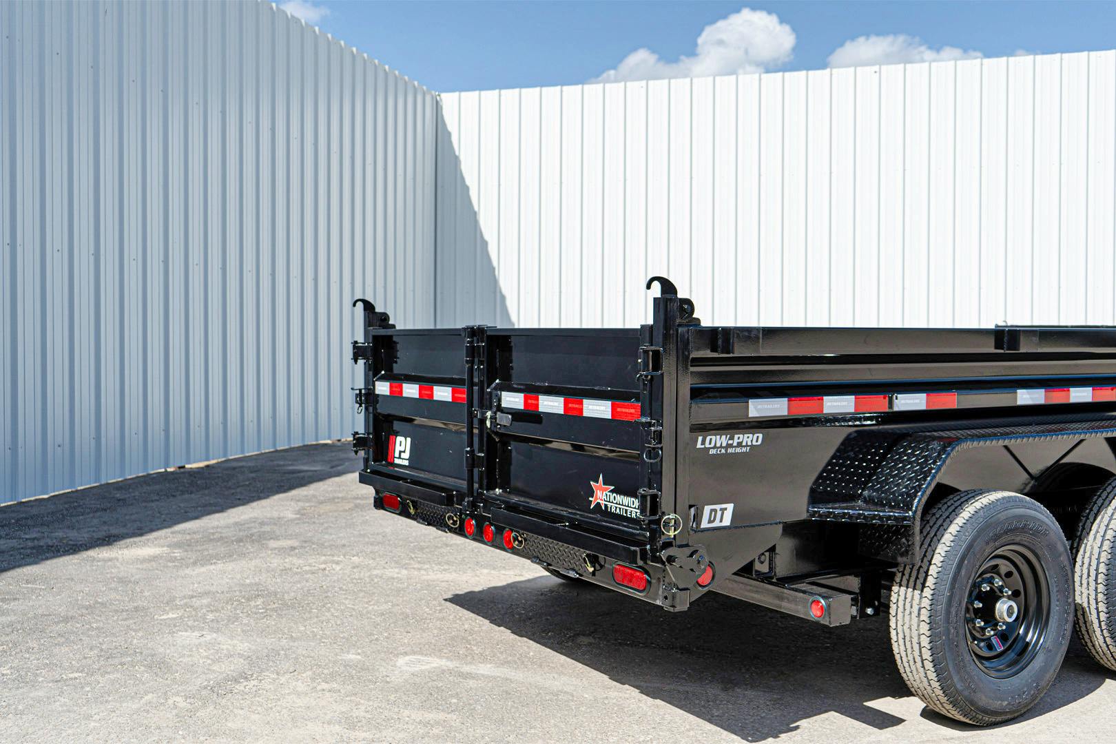 PJ Trailers 14'x83" Telescopic Dump Trailer w/ 2' Sides (DT) - Image 25