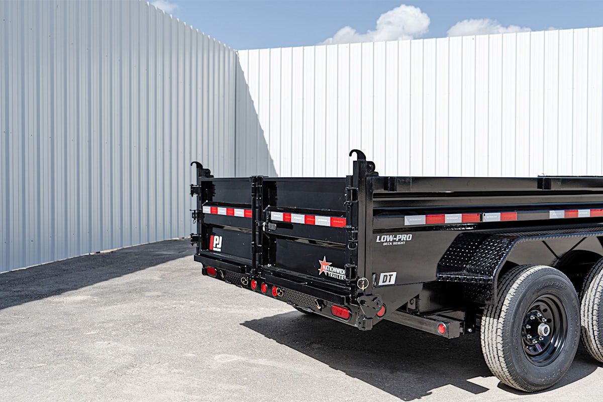 PJ Trailers 14'x83" Telescopic Dump Trailer w/ 2' Sides (DT) - Image 25