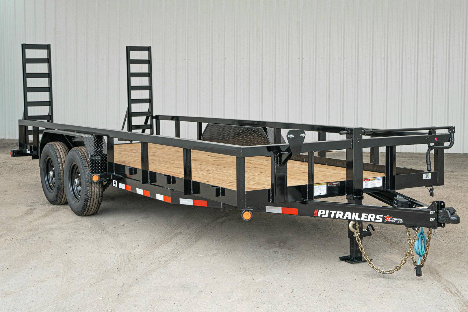 PJ Trailers 20'x83" Angle Pipetop Equipment Trailer (P8) - Stock #86740 - Image 2 of 15