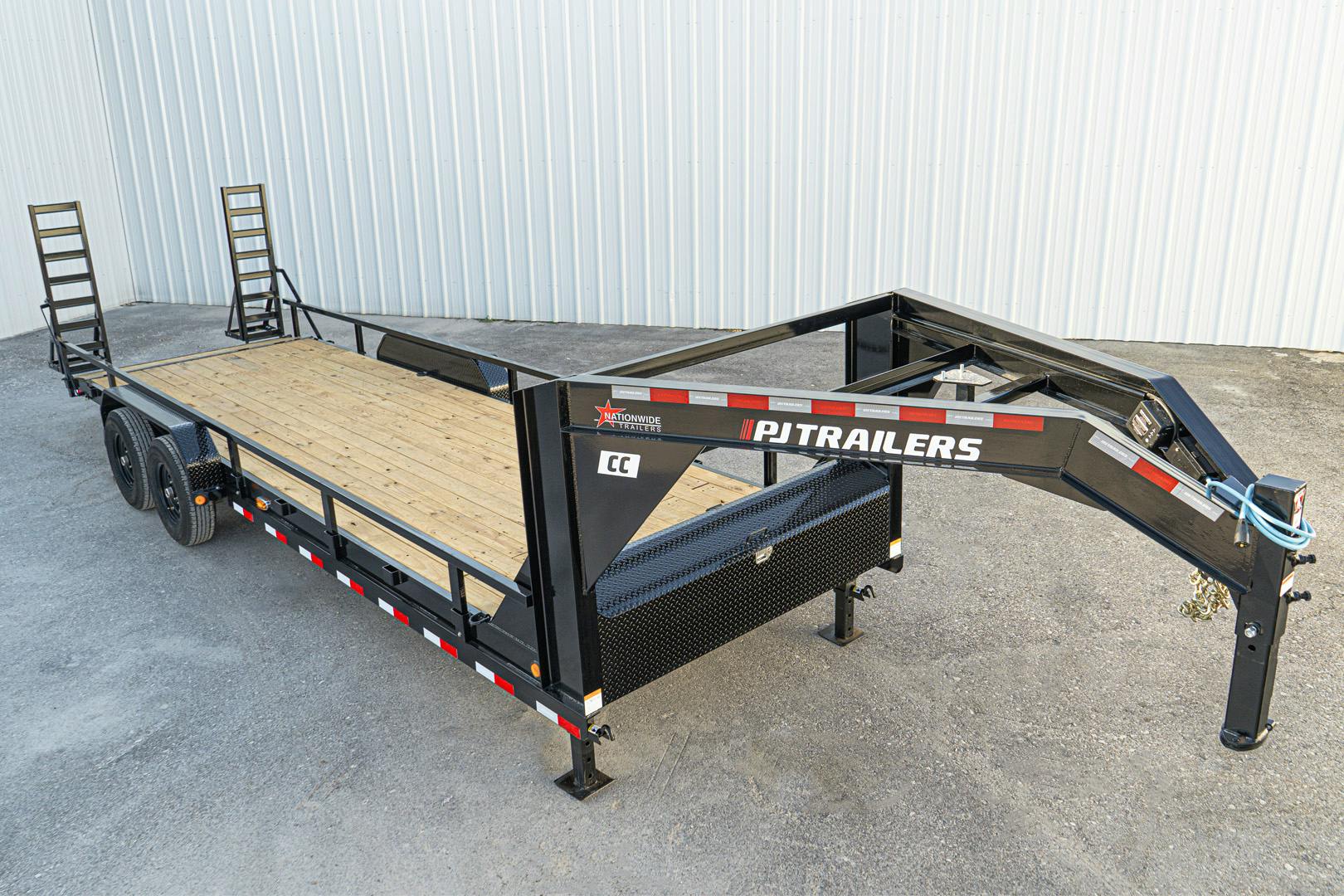 PJ Trailers 24'x83" Gooseneck 6" Channel Equipment Trailer (CC) - Image 7