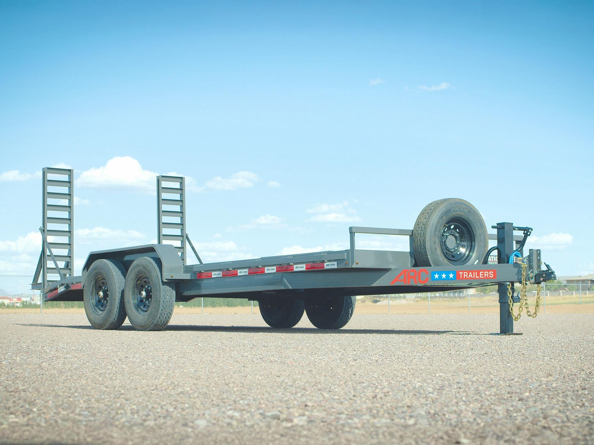 ARC Trailers 20'x83" General Purpose 14K Equipment Trailer (BEG) - Stock #86760 - Image 1 of 7