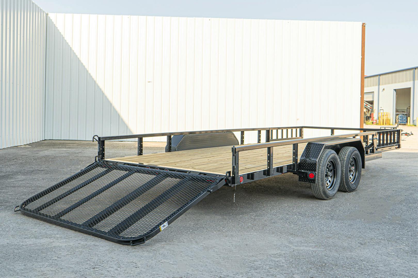 PJ Trailers 20'x83" Tandem Axle 4" Channel Utility Trailer (UL) - Image 16