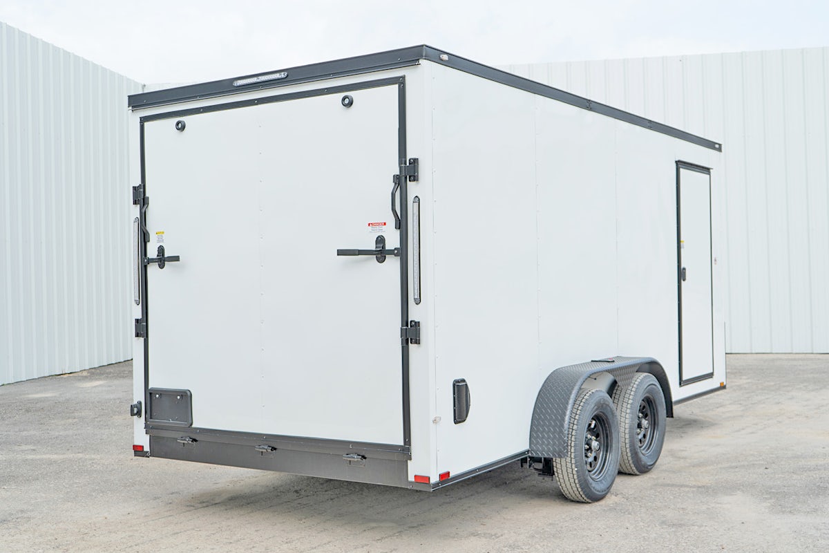 Spartan 7'x16' Enclosed Cargo Trailer w/ Rear Ramp Door (C2) - Image 14