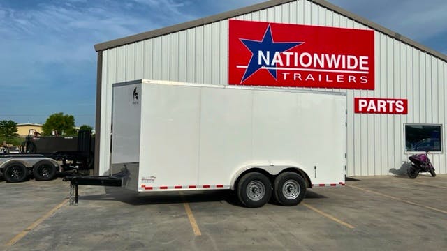 Spartan 7'x16' Enclosed Cargo Trailer w/ Rear Barn Doors (C2) - Image 4