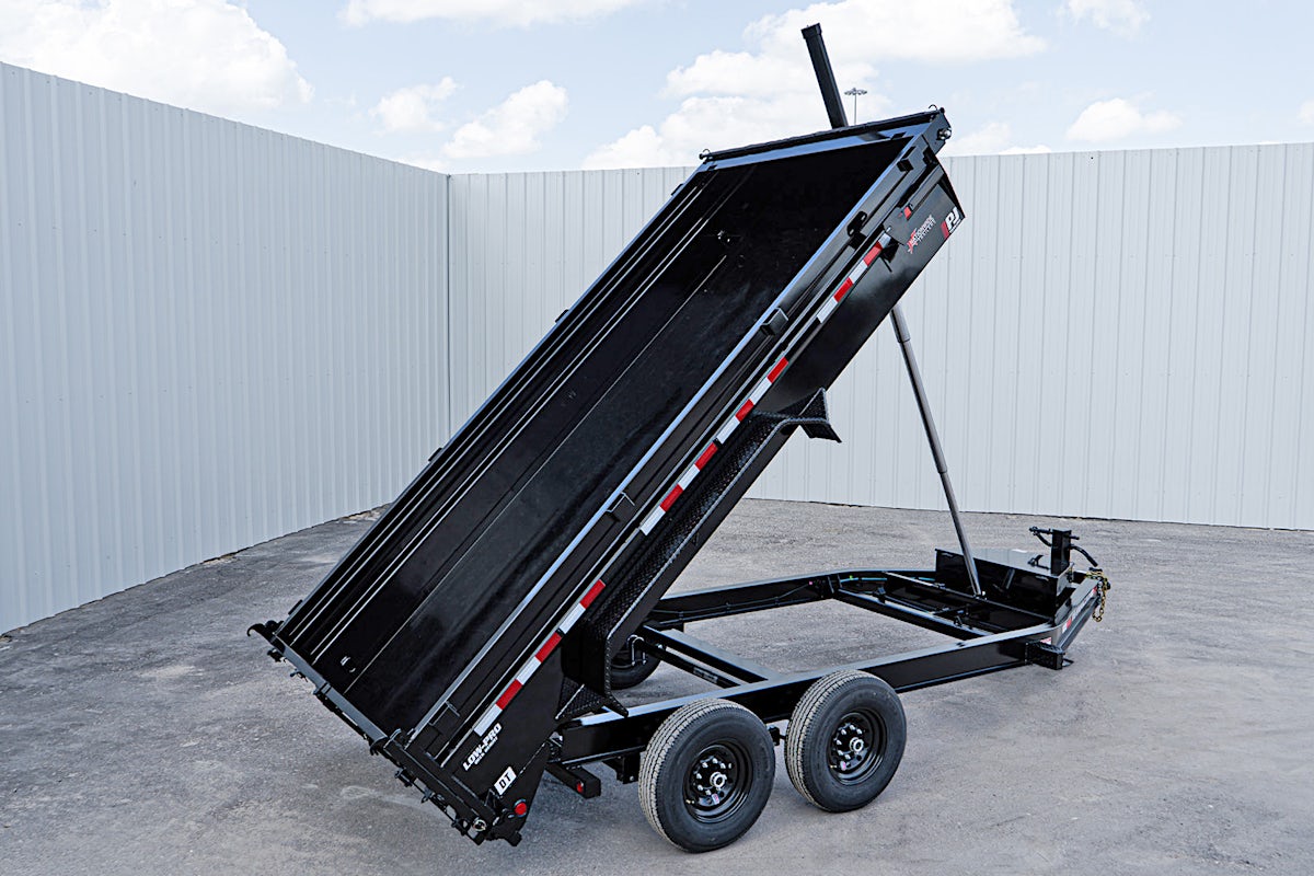 PJ Trailers 14'x83" Telescopic Dump Trailer w/ 2' Sides (DT) - Image 21