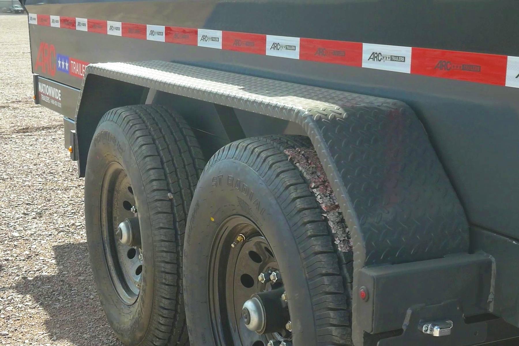 ARC Trailers 14'x83" Scissor Lift Dump w/ 2ft Sides (BDZ) - Stock #86832 - Image 5 of 12