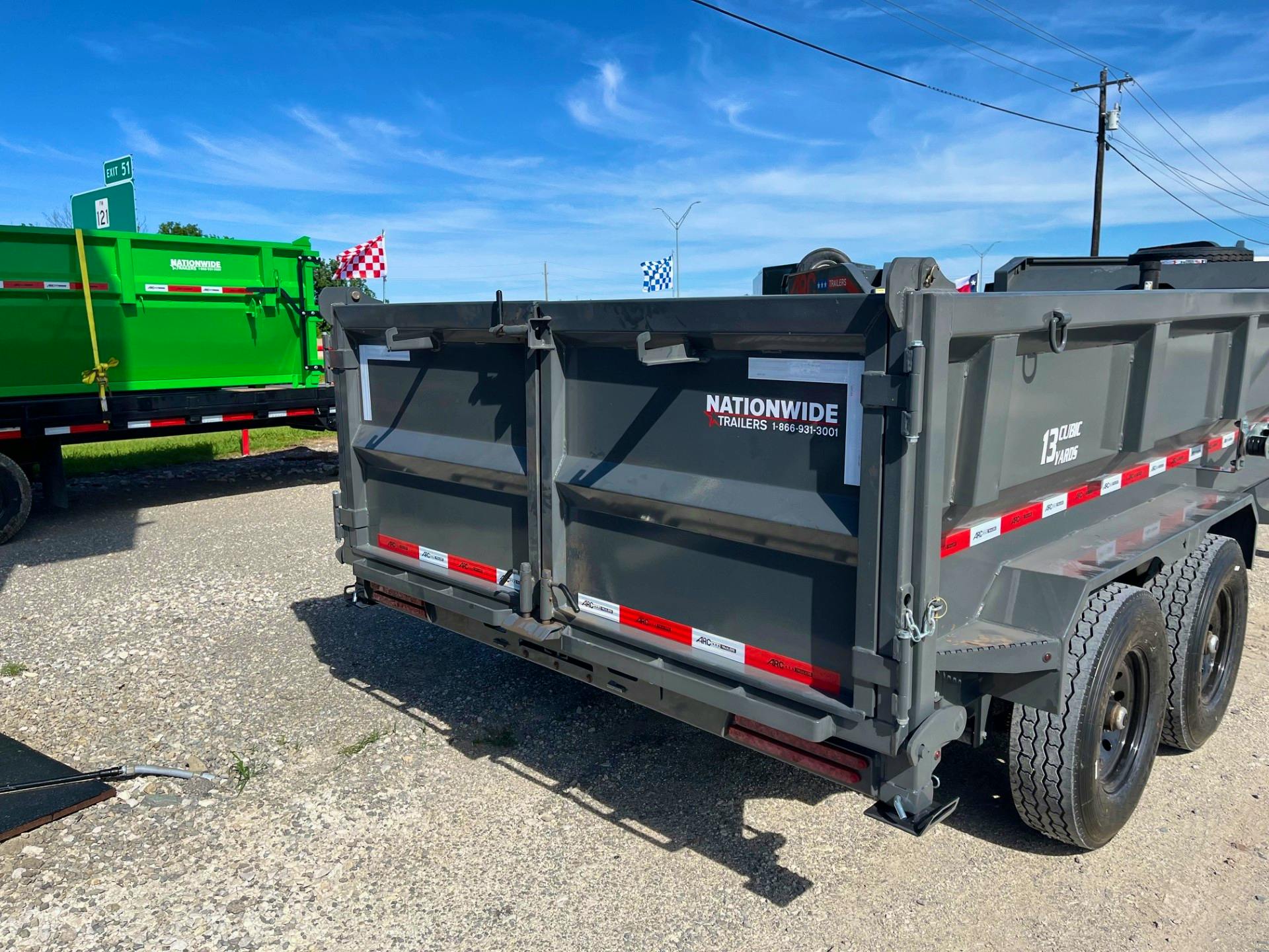 ARC Trailers 16'x83" Gooseneck Telescopic Dump Trailer w/ 3' Sides (GDT) - Stock #86838 - Image 3 of 4