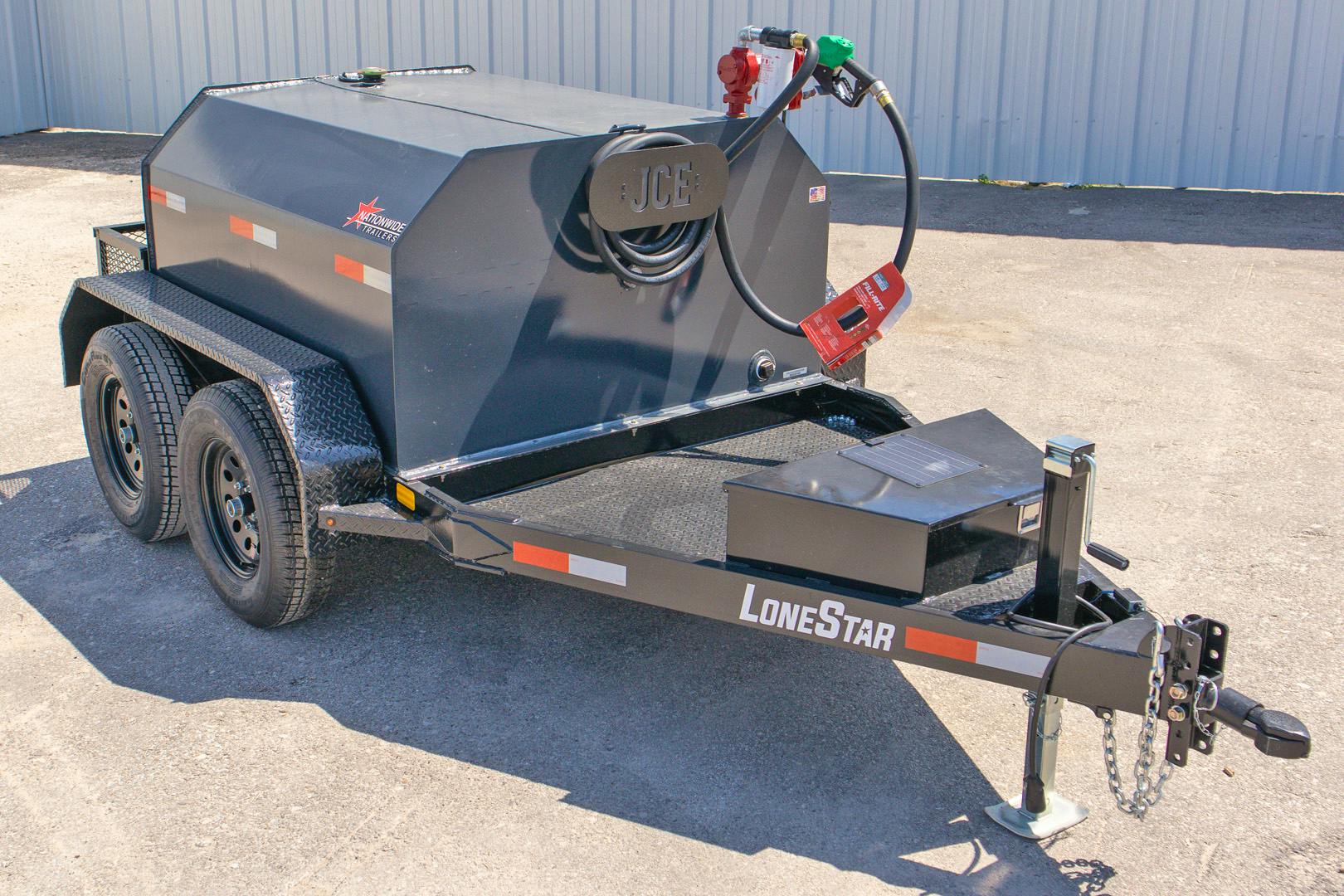 LoneStar 6'x60" 500 Gallon Fuel Tank Trailer - Stock #86849 - Image 1 of 8