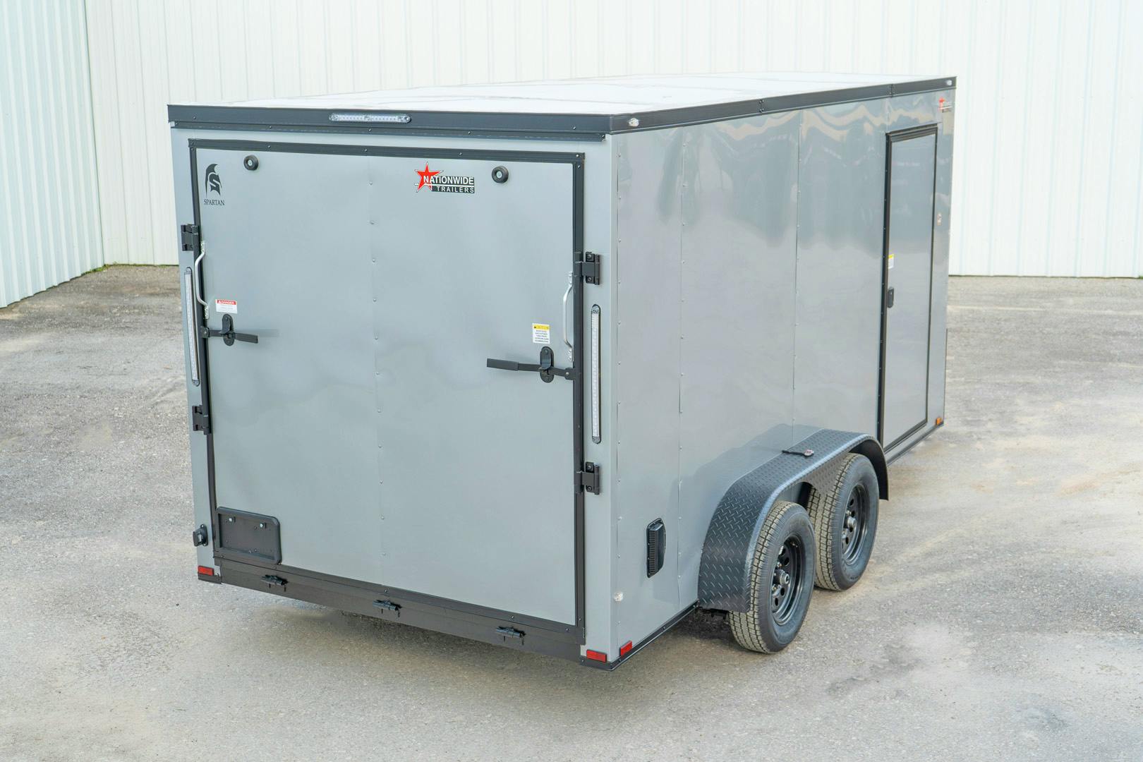Spartan 7'x14' Enclosed Cargo Trailer w/ Rear Ramp Door (C2) - Image 12