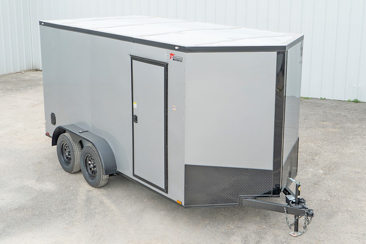 Spartan 7'x14' Enclosed Cargo Trailer w/ Rear Ramp Door (C2) - Image 4
