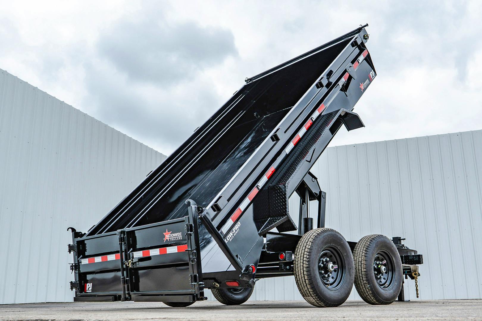 PJ Trailers 12'x83" Low Pro Dump Trailer w/ 2' Sides (DL) - Image 25