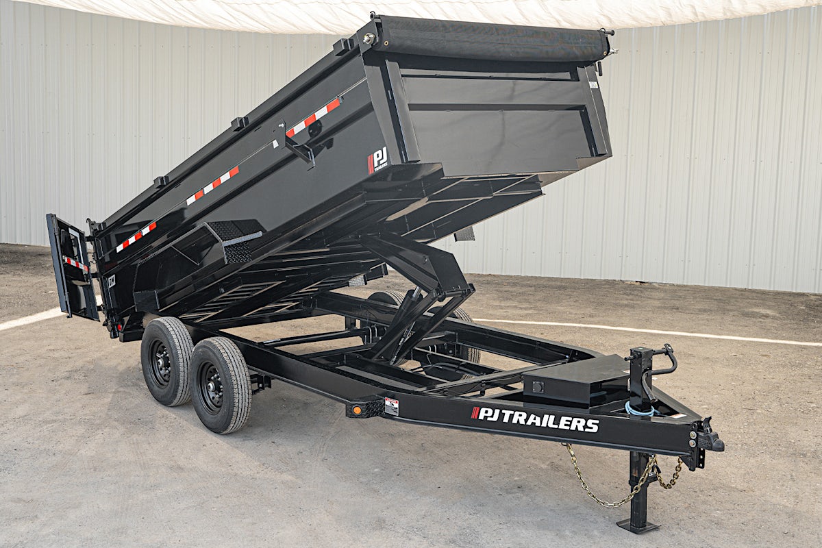 PJ Trailers 16'x83" Low Pro High Side Dump Trailer w/ 3' Sides (DM) - Image 2