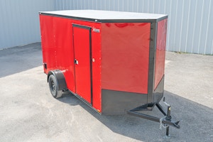 Spartan 6'x12' Enclosed Cargo Trailer w/ Rear Ramp Door (C1)