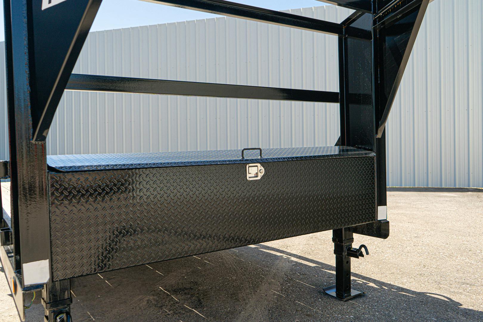 PJ Trailers 24'x83" Gooseneck Angle Pipetop Equipment Trailer (P8) - Image 8