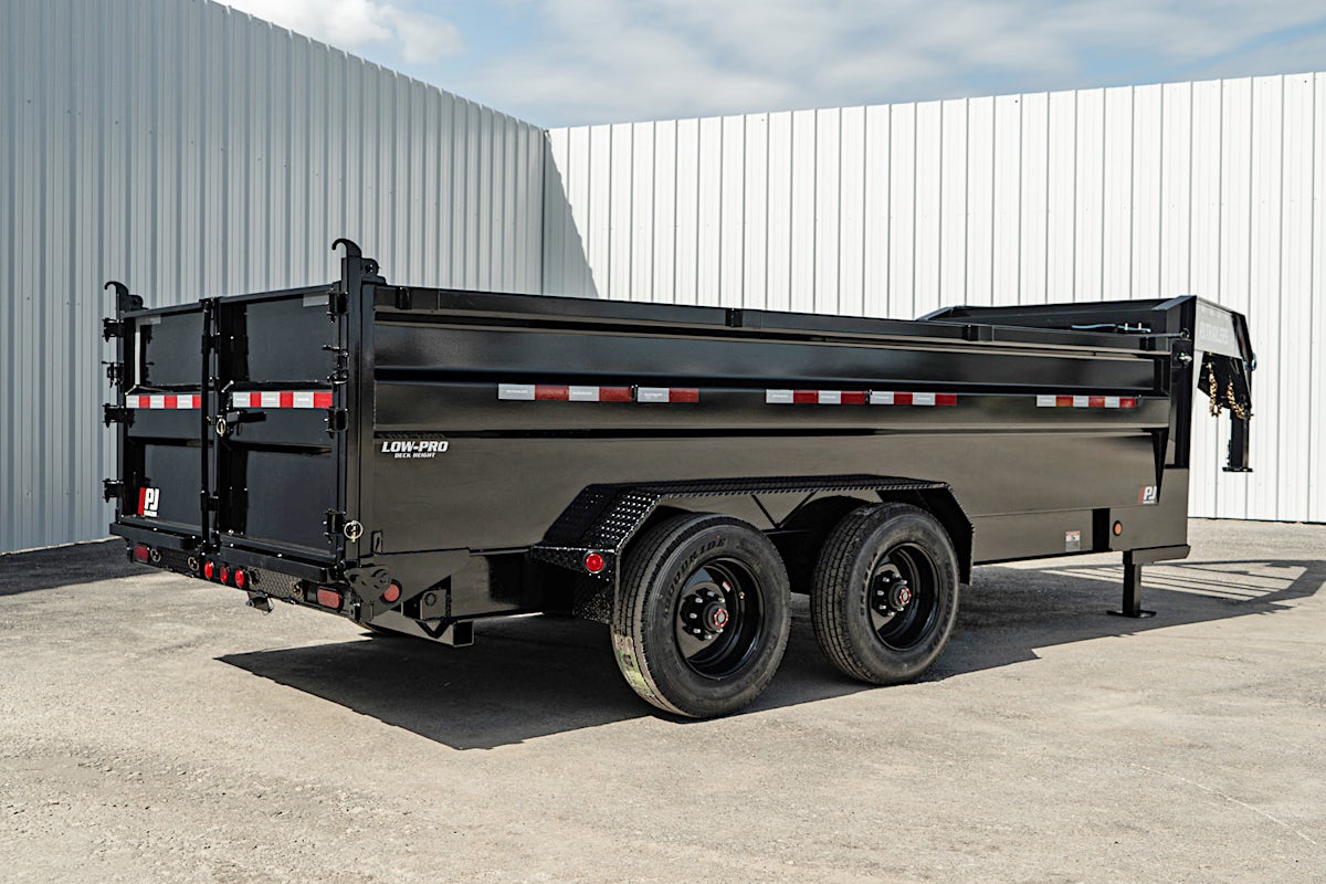 PJ Trailers 16'x83" Gooseneck HD Low Pro Dump Trailer w/ 3' Sides (DE) - Image 21