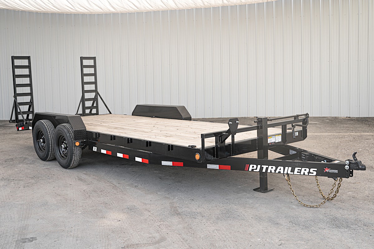 PJ Trailers 20'x83" 6" Channel Equipment Trailer (CC) - Image 2