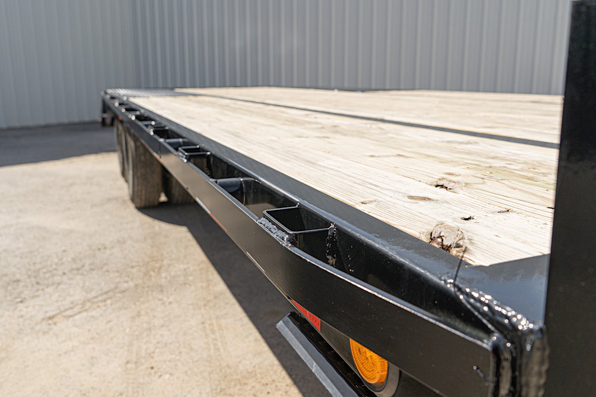 PJ Trailers 25'x102" Low Pro Pintle Flatbed Trailer w/ Duals (PL) - Image 12