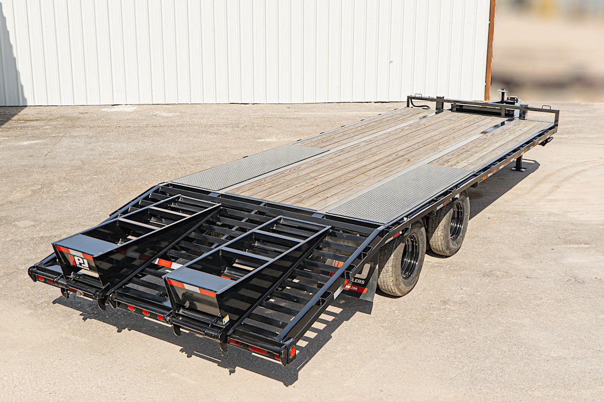 PJ Trailers 25'x102" Low Pro Pintle Flatbed Trailer w/ Duals (PL) - Image 15