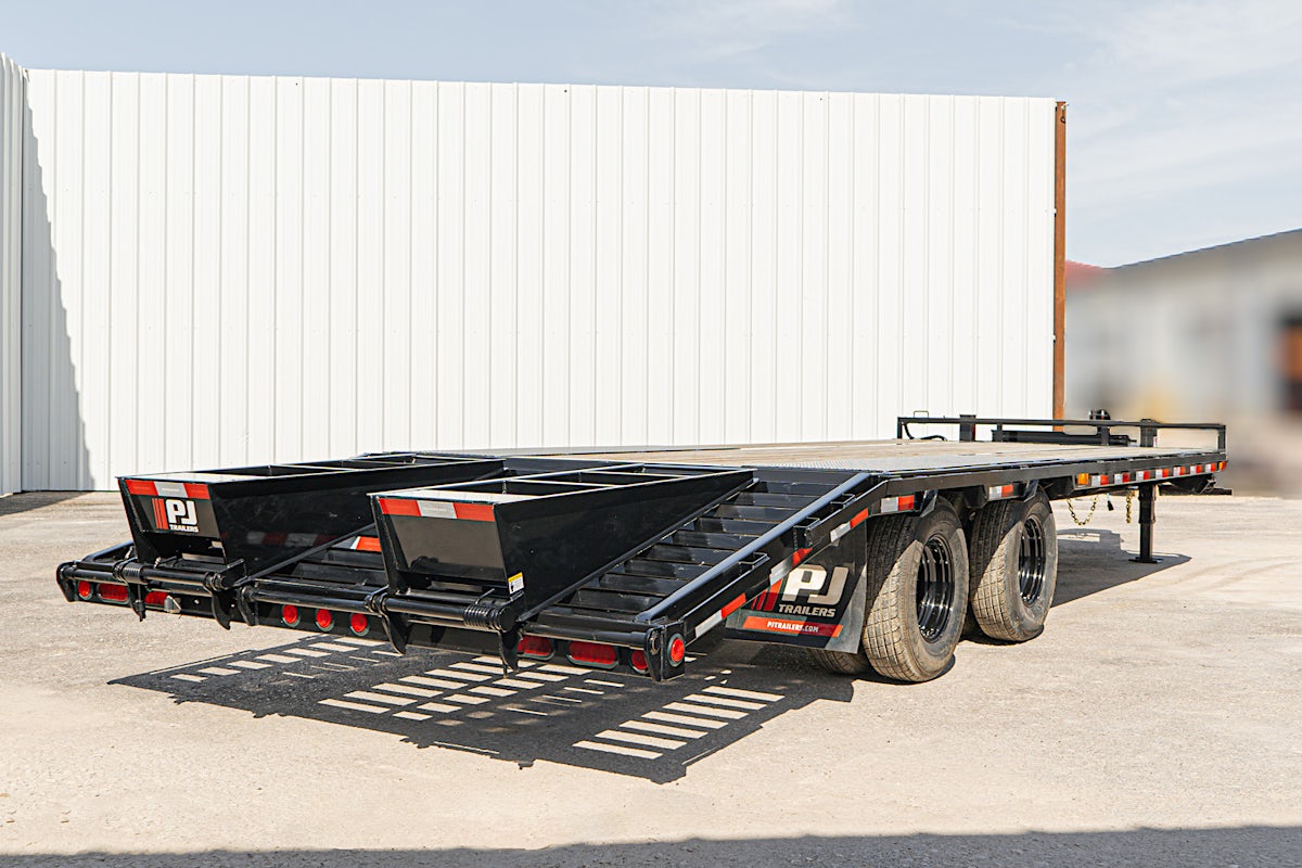 PJ Trailers 25'x102" Low Pro Pintle Flatbed Trailer w/ Duals (PL) - Image 17