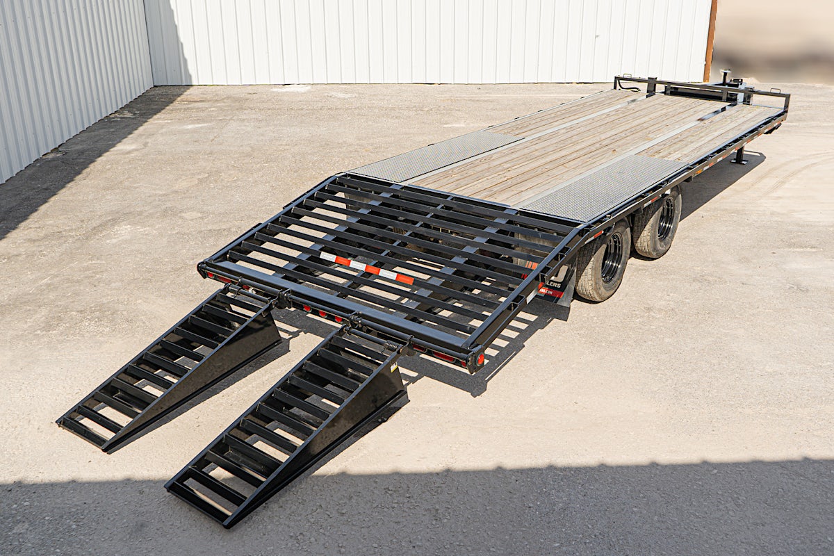 PJ Trailers 25'x102" Low Pro Pintle Flatbed Trailer w/ Duals (PL) - Image 16
