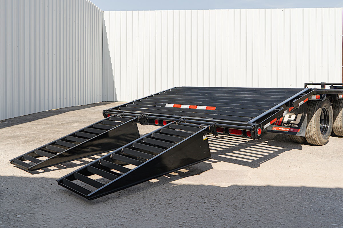 PJ Trailers 25'x102" Low Pro Pintle Flatbed Trailer w/ Duals (PL) - Image 18