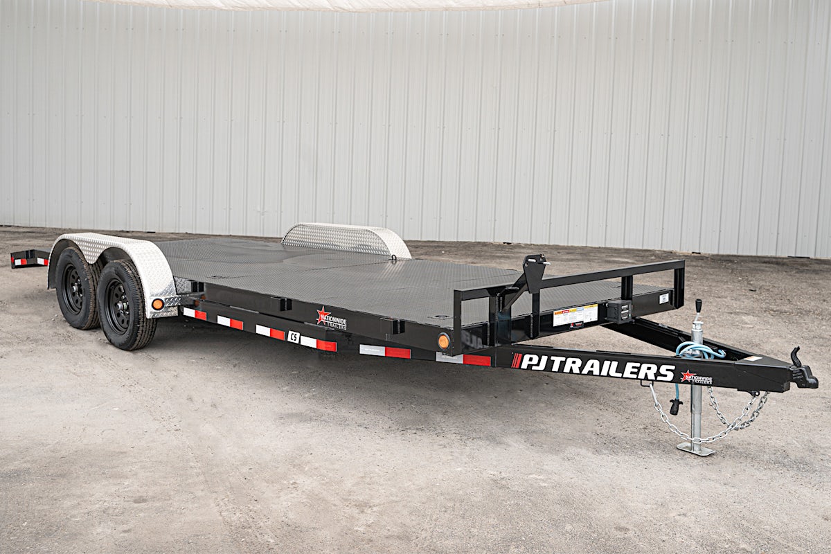 PJ Trailers 20'x83" 5" Channel Car Trailer w/ Steel Deck (C5) - Image 2