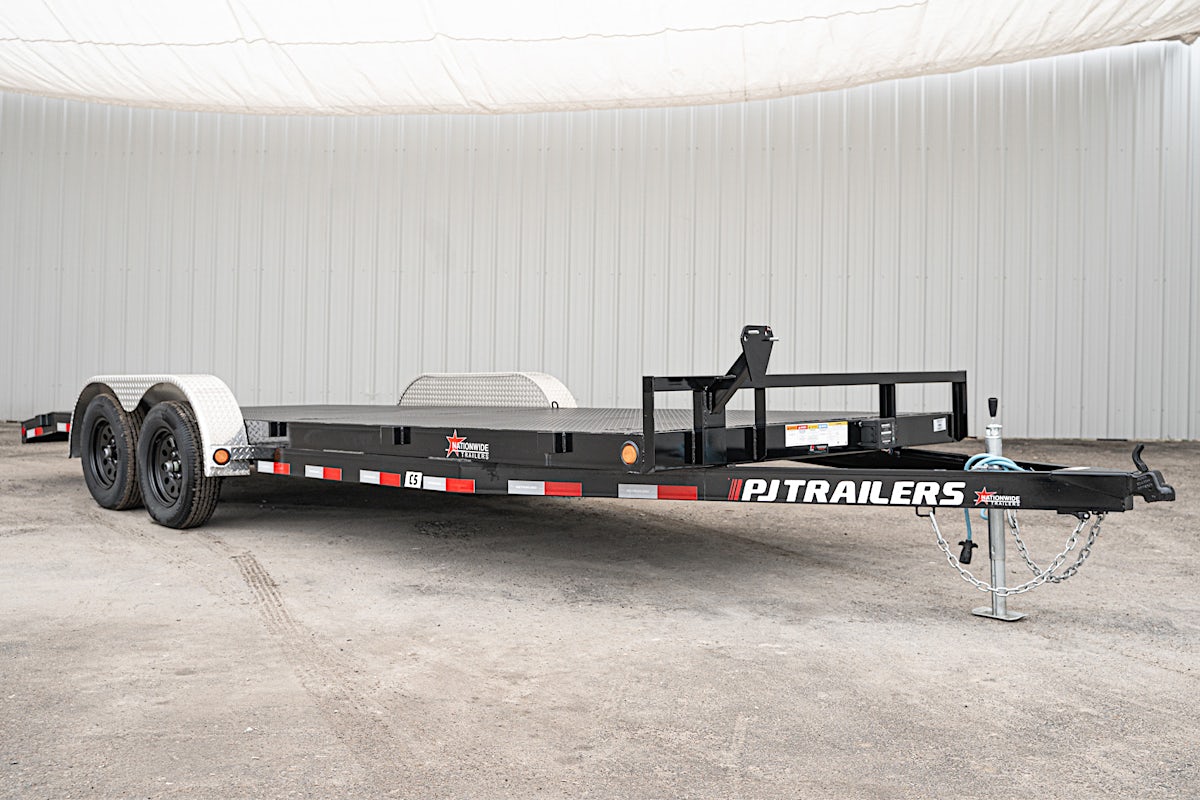 PJ Trailers 20'x83" 5" Channel Car Trailer w/ Steel Deck (C5) - Image 3
