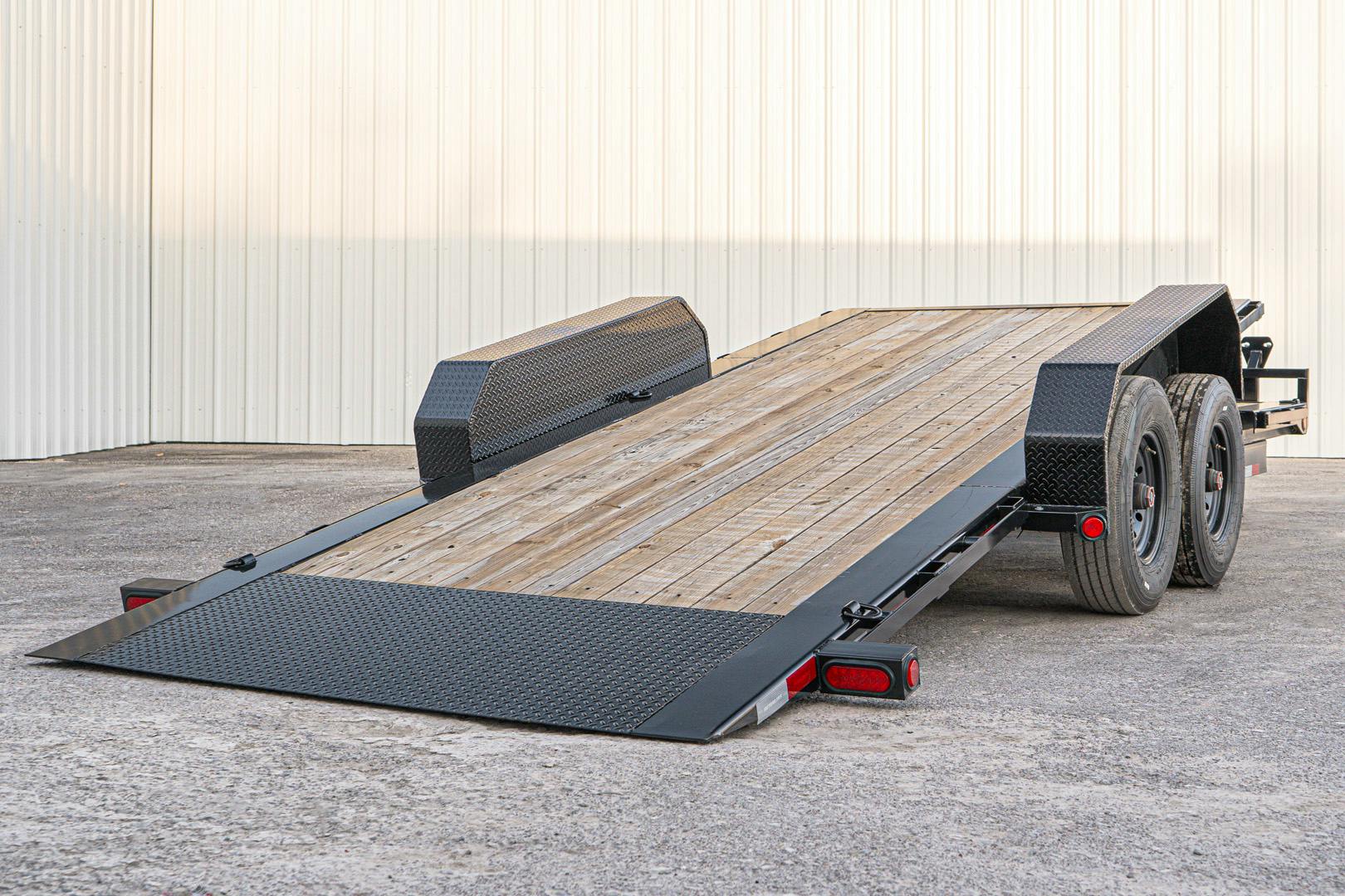 PJ Trailers 20'x82" 6" Channel Hydraulic Equipment Gravity Tilt Trailer (TJ) - Image 19