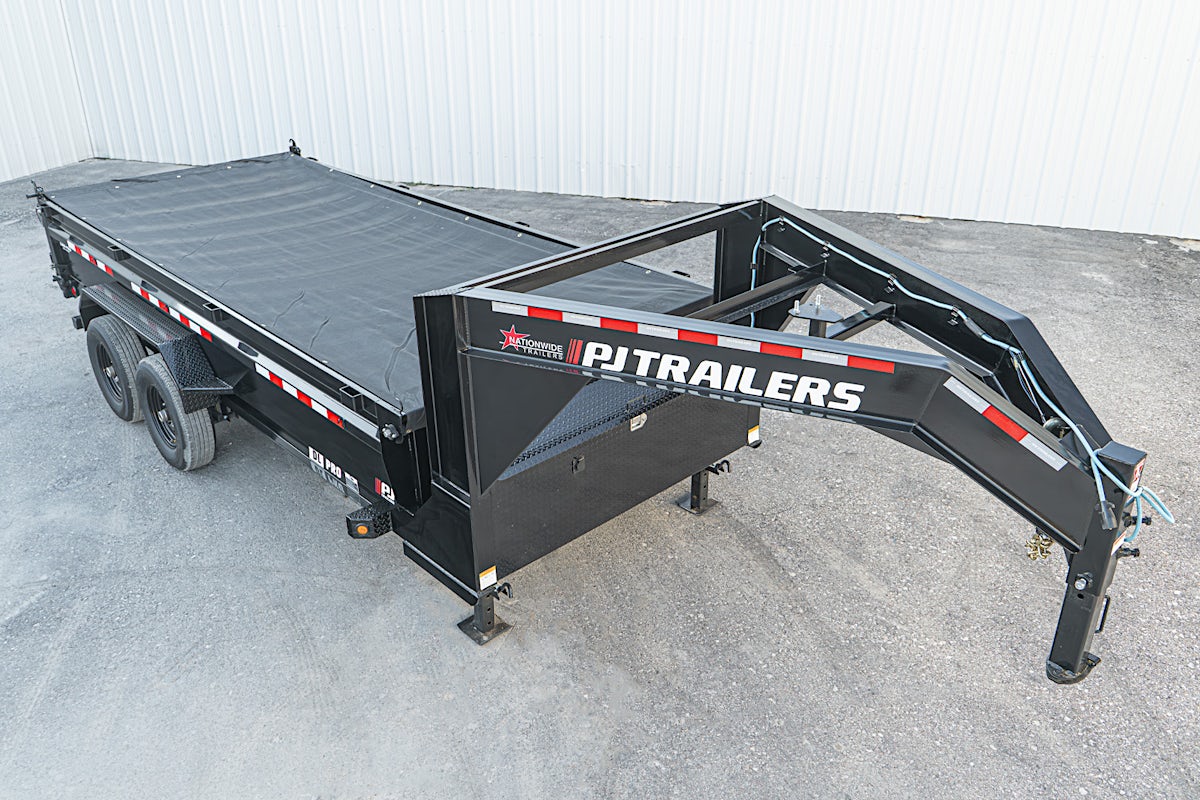 PJ Trailers 16'x83" Gooseneck Low Pro Dump Trailer w/ 2' Sides (DL) - Image 8