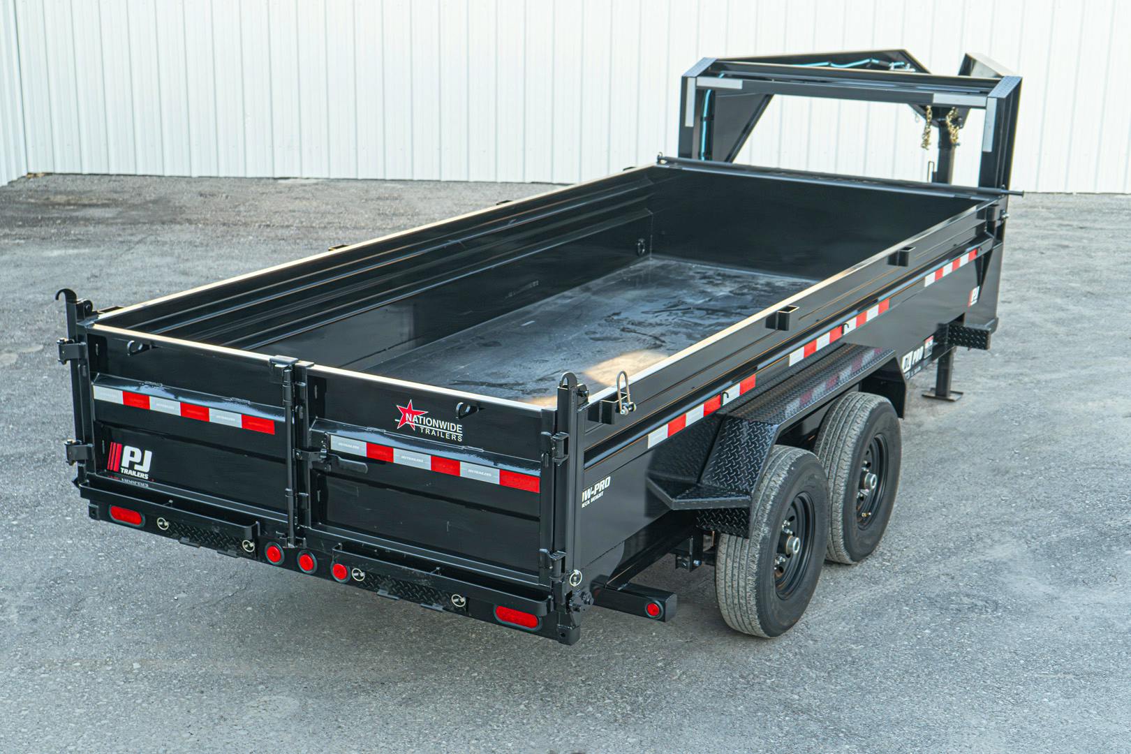 PJ Trailers 16'x83" Gooseneck Low Pro Dump Trailer w/ 2' Sides (DL) - Image 21